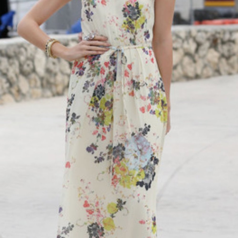 Ted Baker Attavia Floral Halter Neck Maxi Dress